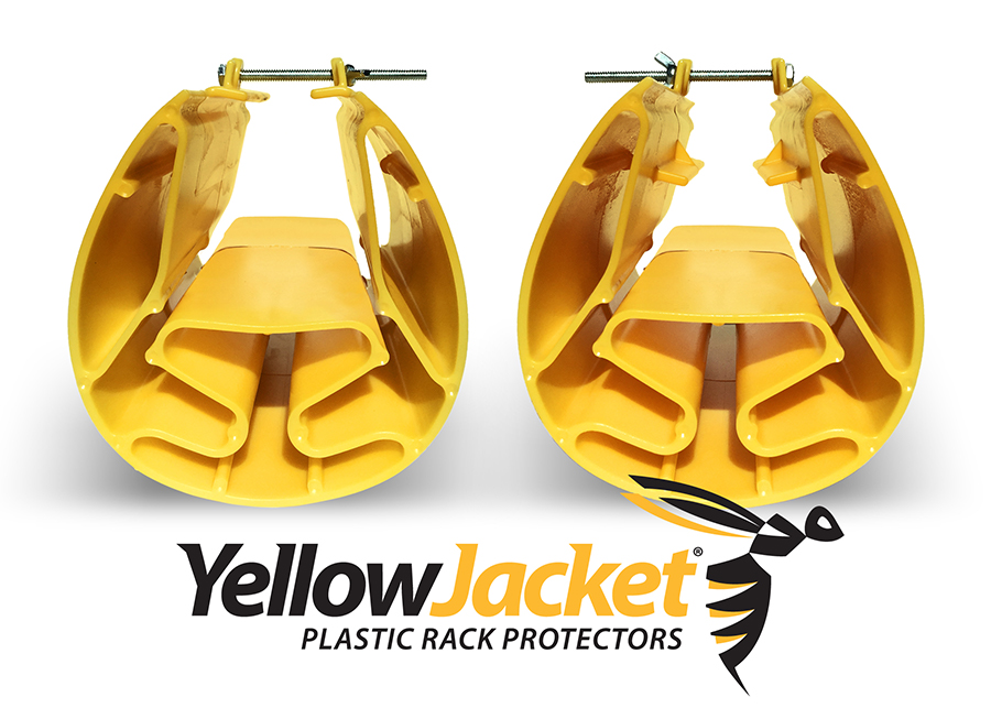 YELLOW JACKET PLASTIC RACK PROTECTORS